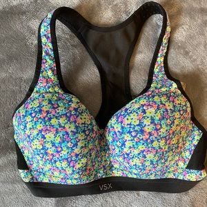 Floral Victoria’s Secret sports bra